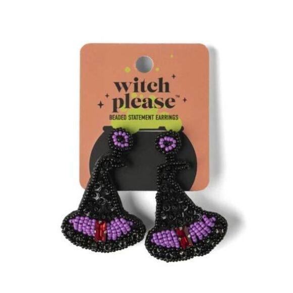 Halloween Beaded Boutique Earring Set of 6 - Picture 2 of 7